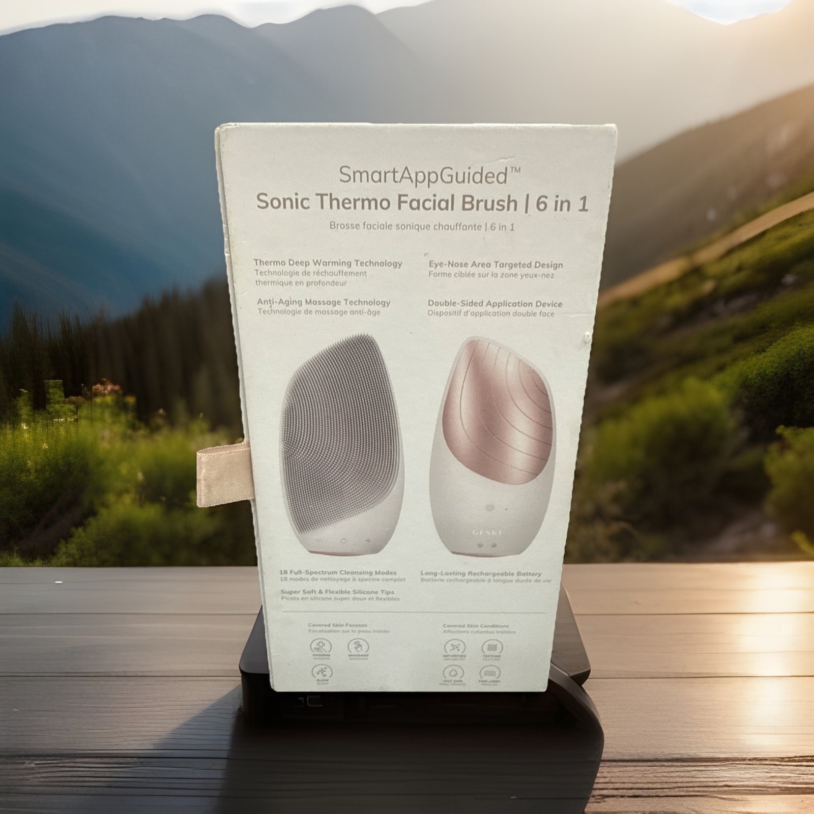 Geske Sonic Thermo Facial Brush 6 in 1 – Starlight, ELLE No. 1 Beauty Innovation