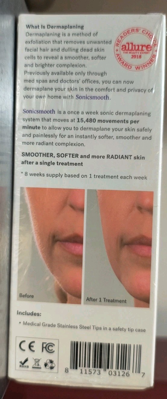 Michael Todd Beauty 2-in-1 Sonic Dermaplaning At Home 8 Count Replenishment Kit