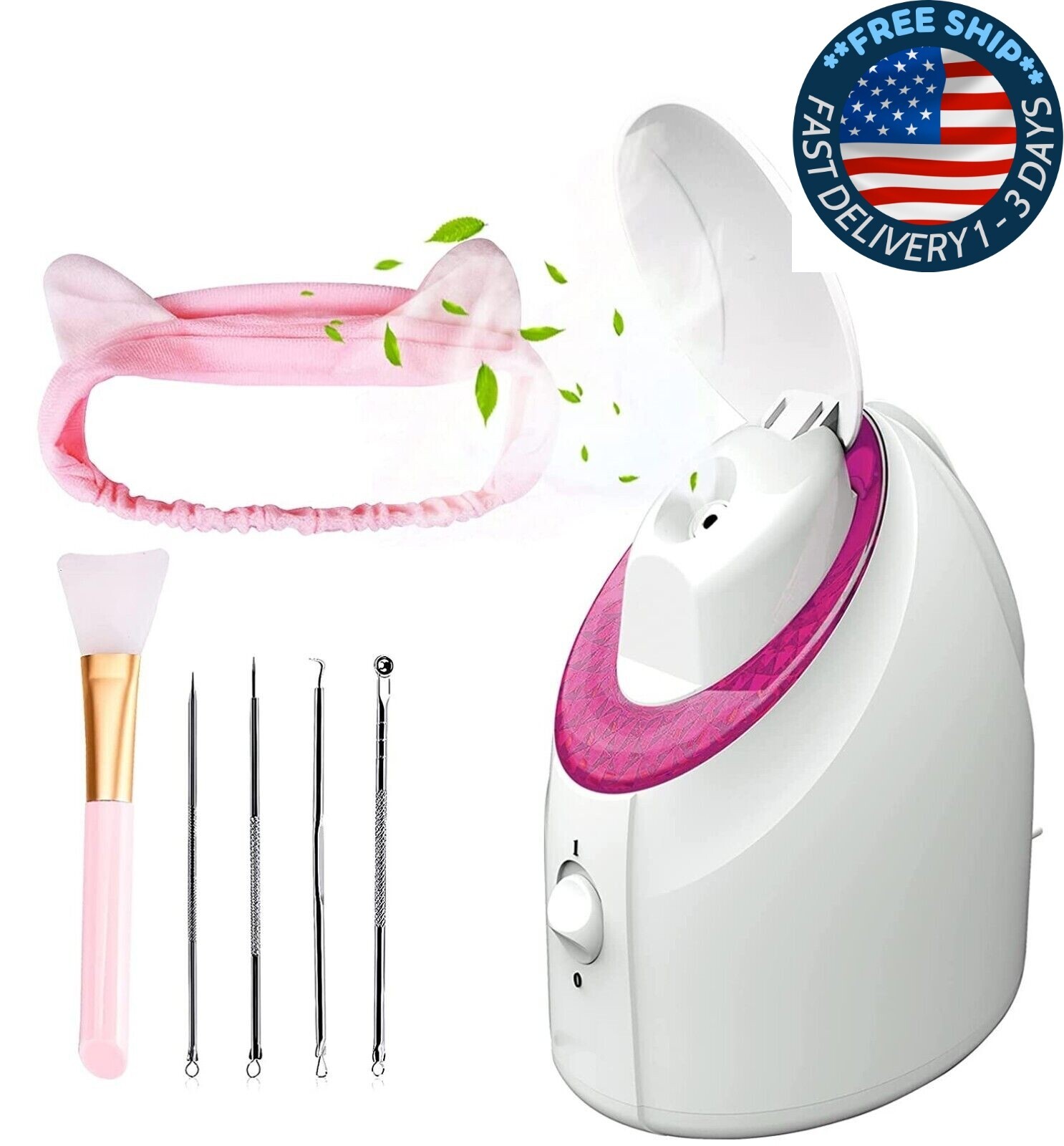 Vaporizador facial portatil sauna faciales casero limpieza de poros cara a vapor