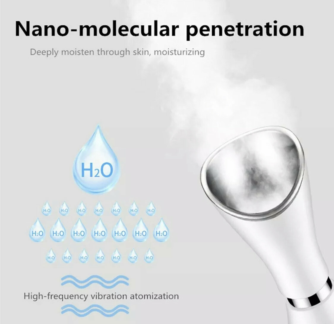 Facial Steamer Nano Ionic Face Sprayer SPA Skin Care FREE blackhead remove kit*