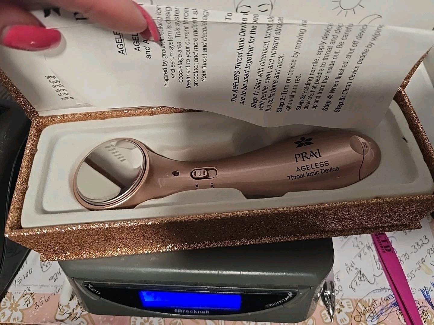PRAI AGELESS THROAT IONIC DEVICE BOXED