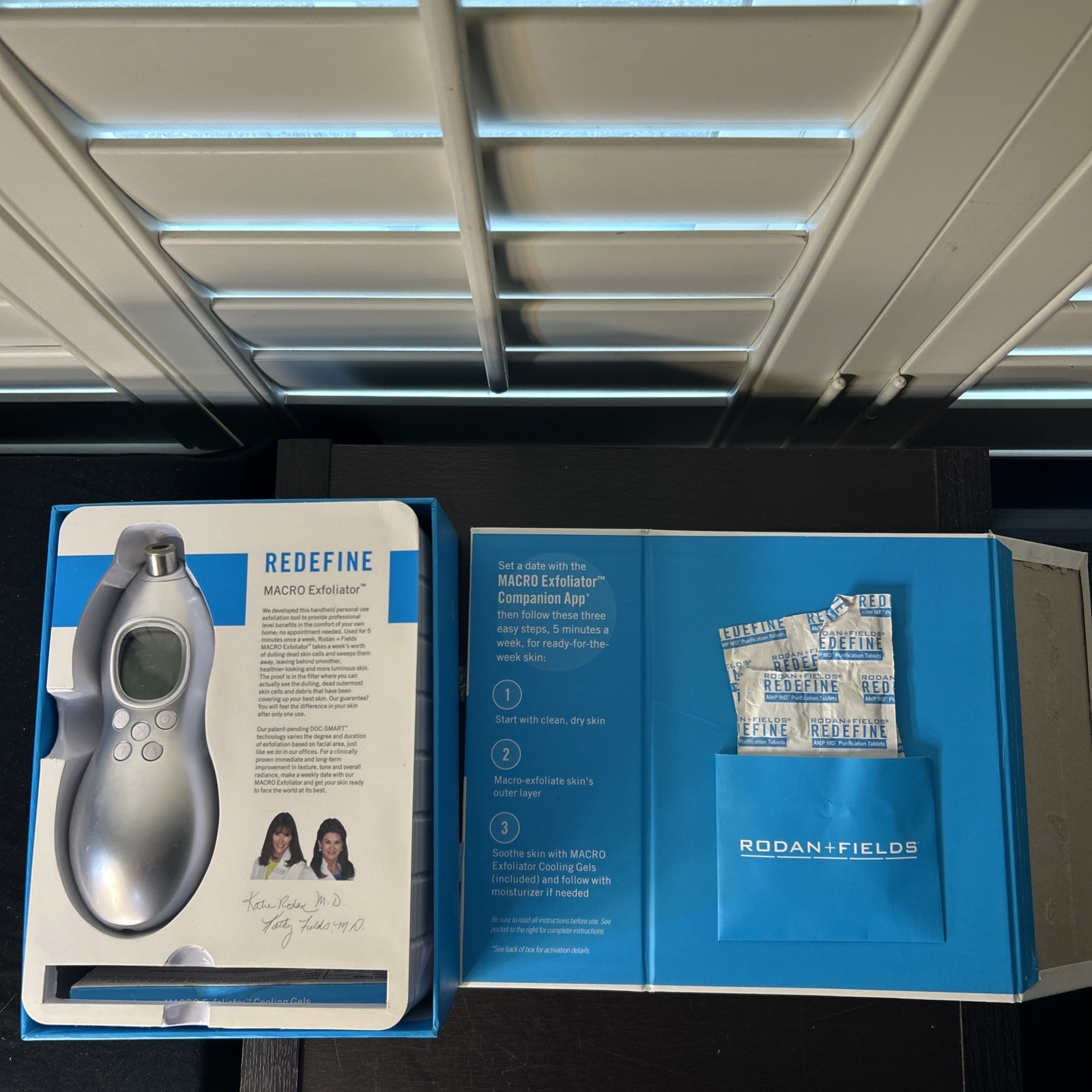 Rodan+Fields Redefine Macro Exfoliator Handheld Personal Use Smooths Skin USED
