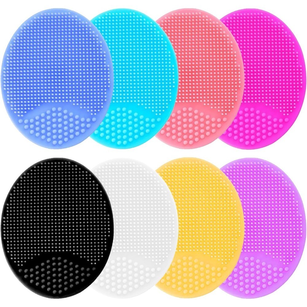 Silicone Facial Cleansing Brush Face Scrubber Exfoliator Pad for Deep Cleaning
