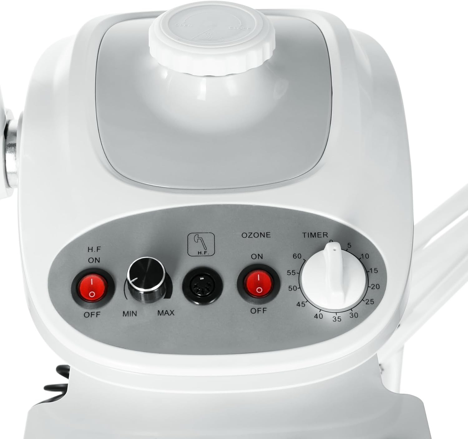 Funnylife 3 in 1 Aromatherapy Facial Steamer, 5X Magnifying LED Lamp, High Frequ