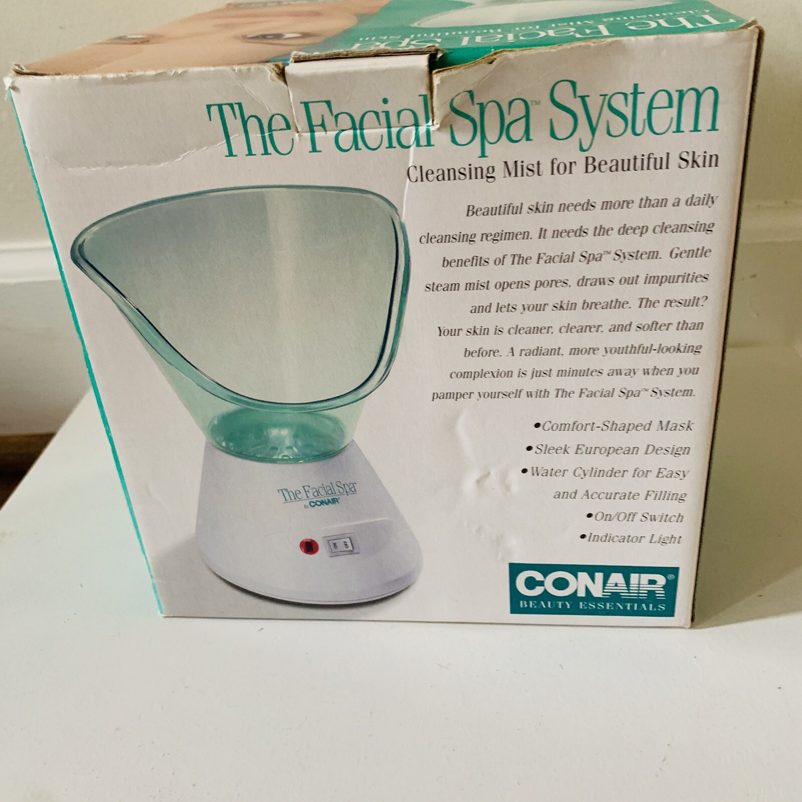The Facial Spa by Conair Cleansing Mist Steam for Skin Open Pores Face Treatment