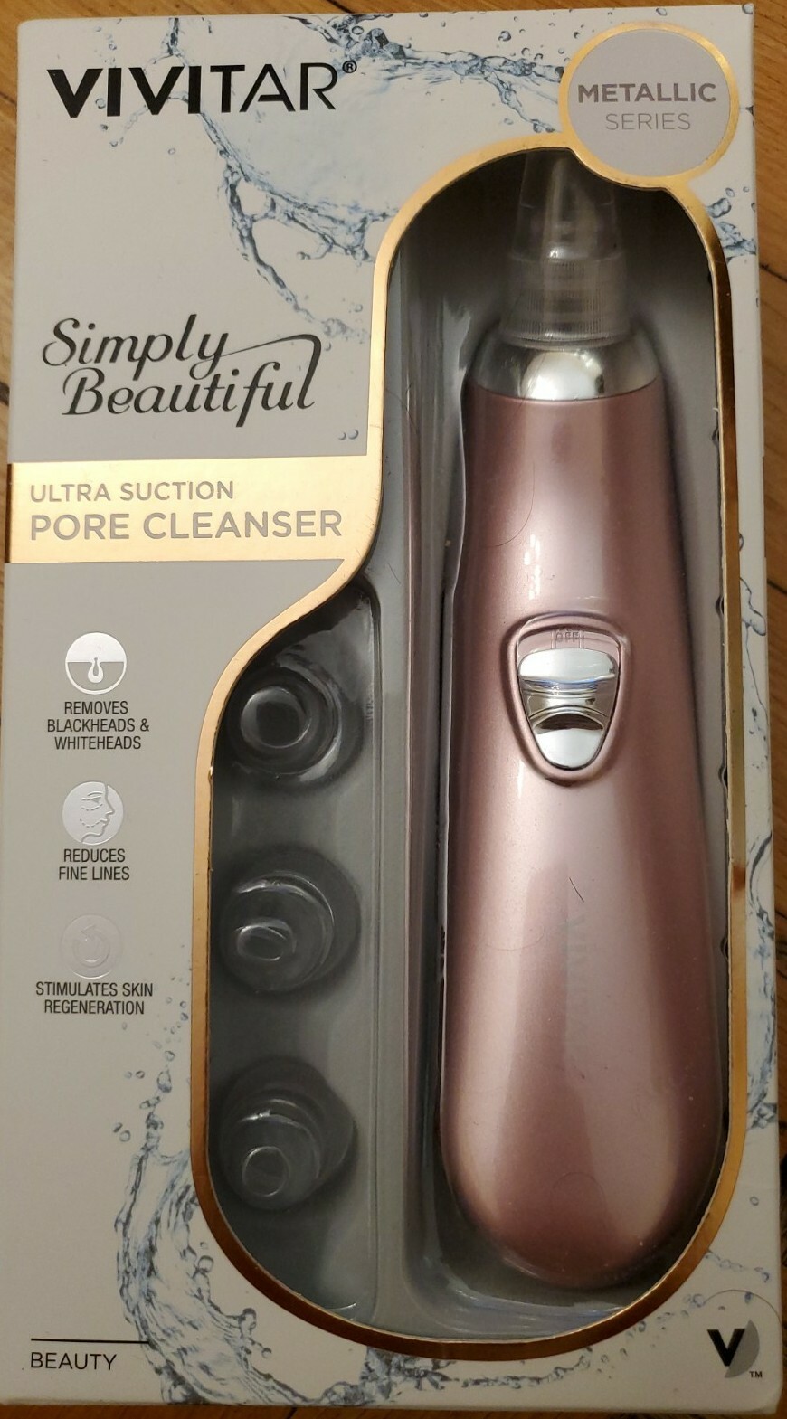 Vivitar PG-8000-RG Microdermabrasion/Facial Pore Cleanser, Vacuum Suction…