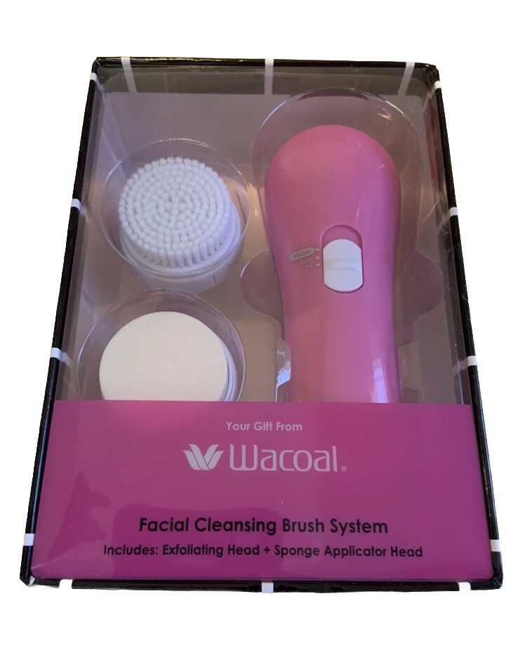 Wacoal Facial Cleansing System Exfoliating Brush Head Sponge Applicator Head New