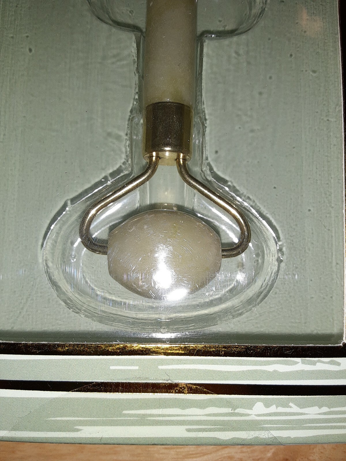 NEW~ TruSpa Luxurious Facial Jade Crystal Face Roller~