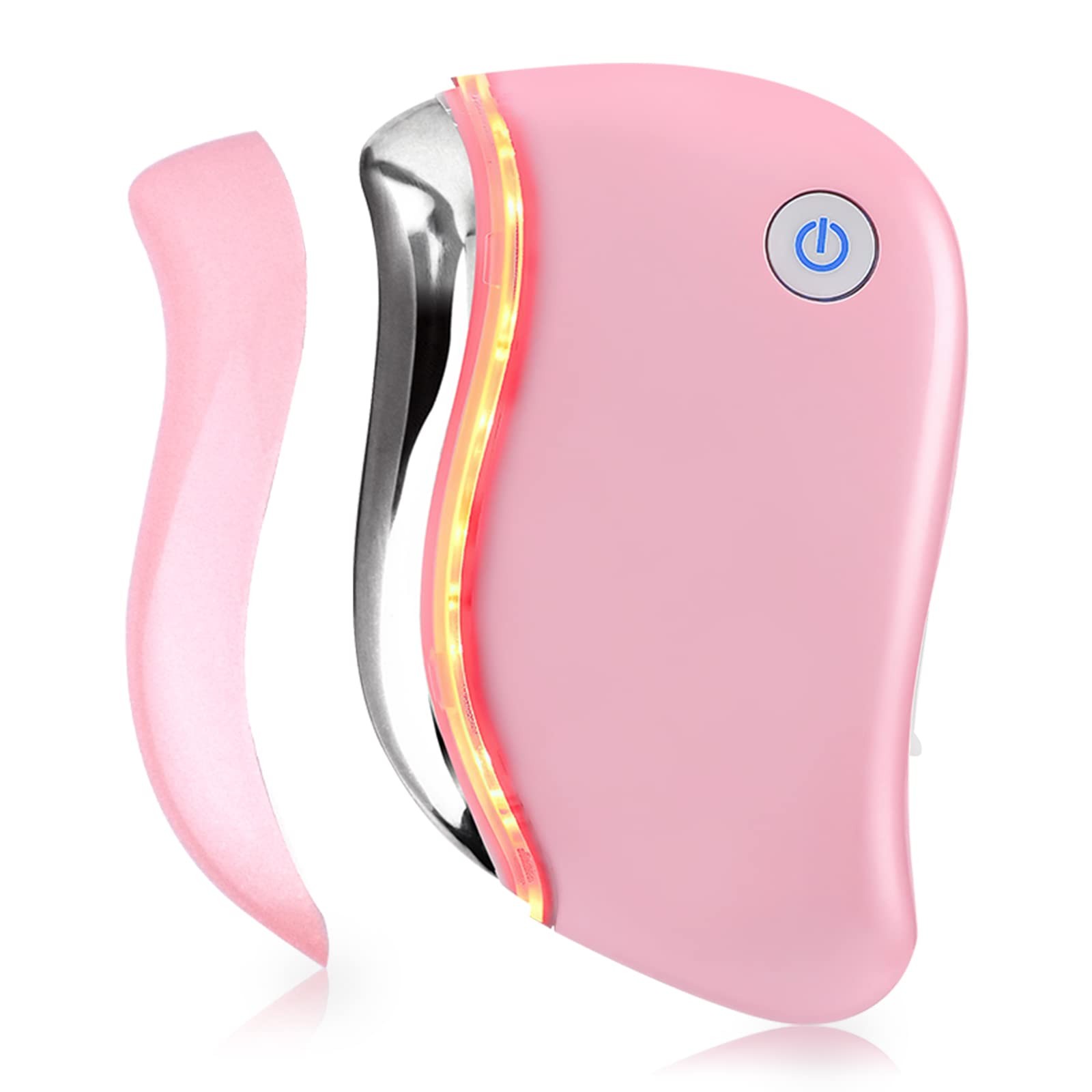 Aikertec Heat Electric Gua Sha Tool, 4-in-1 Multi-Function Anti-Aging Face…