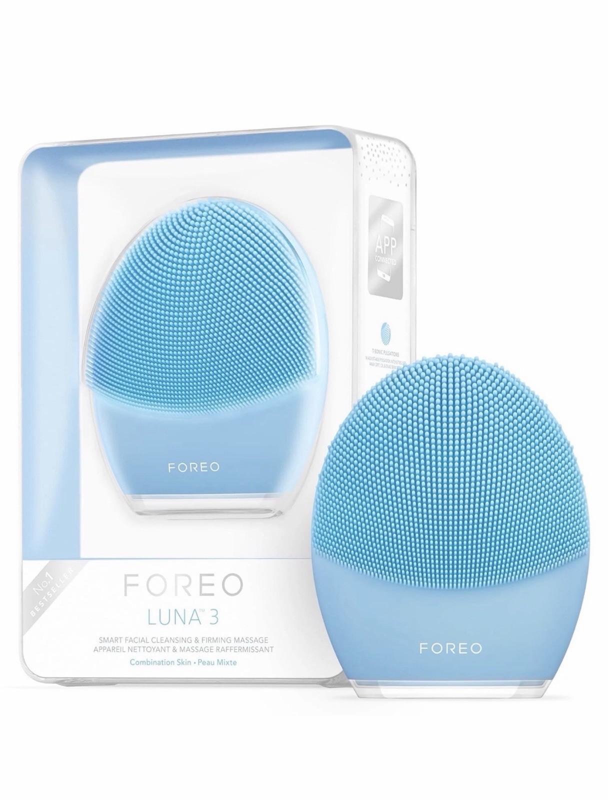 NIB~ Foreo Luna 3 Smart Facial Cleansing Firming Massage Device Combination Skin