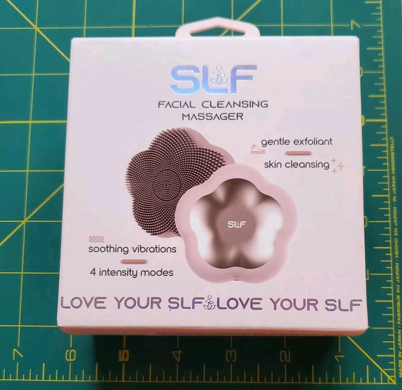 SLF Facial Cleansing Massager Scrub Removes Makeup Dirt Oil Exfoliate Recharge