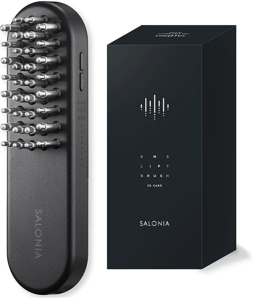 SALONIA EMS Lift Brush 3D Care Facial Beauty Device Tested Working Japan