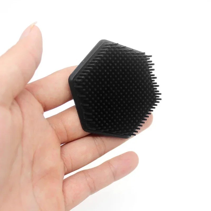 Men Facial Cleaning Brush Scrubber Silicone Deep Clean Shave Massage Face