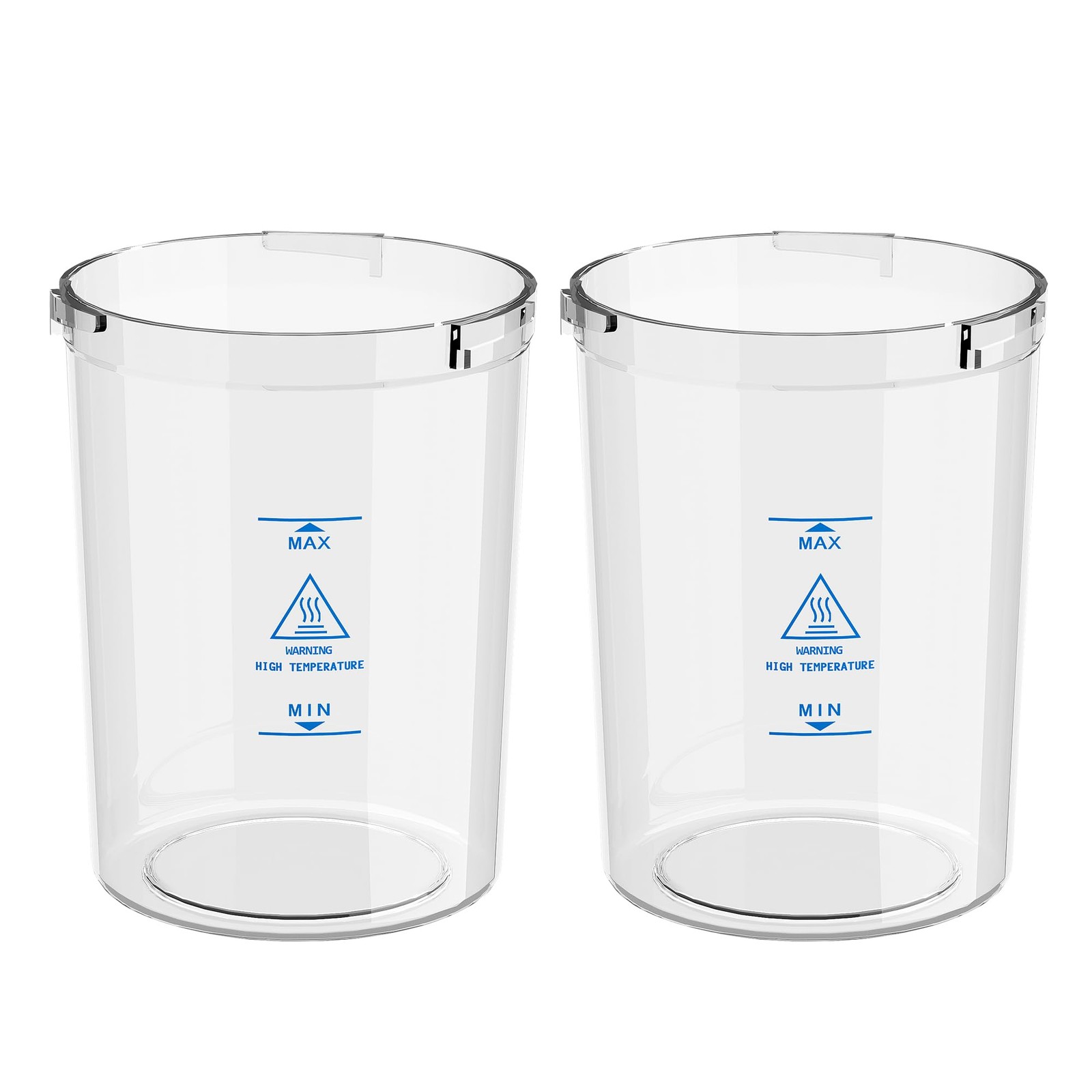 SalonDepot Water Jar for Steamer Universal Plastic Water Cup 2 PCS