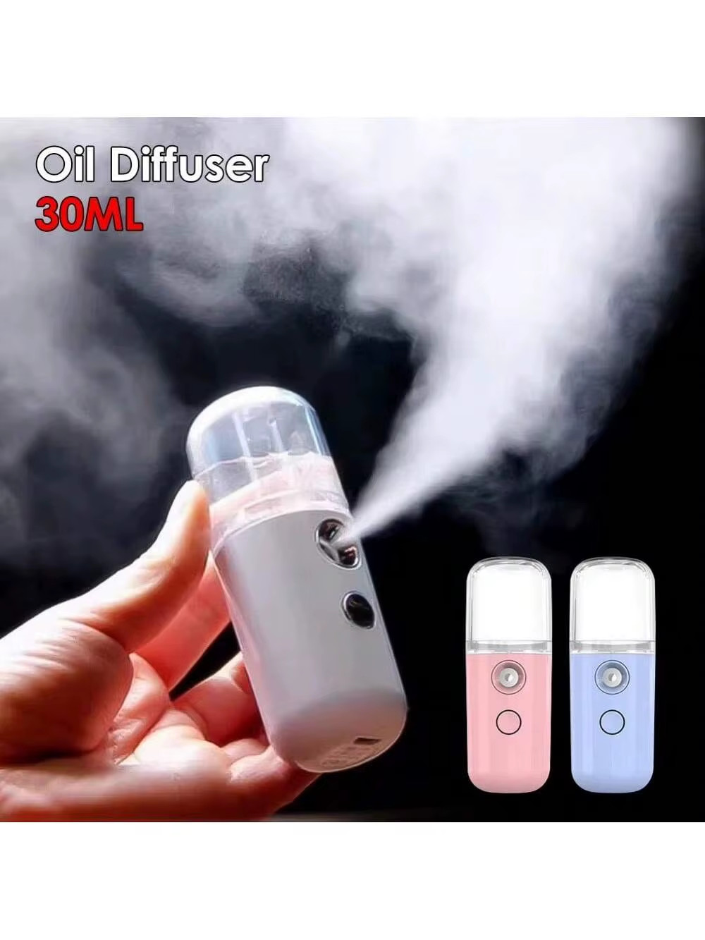 Rechargeable USB Facial Mist Sprayer and Humidifier for Skin Care