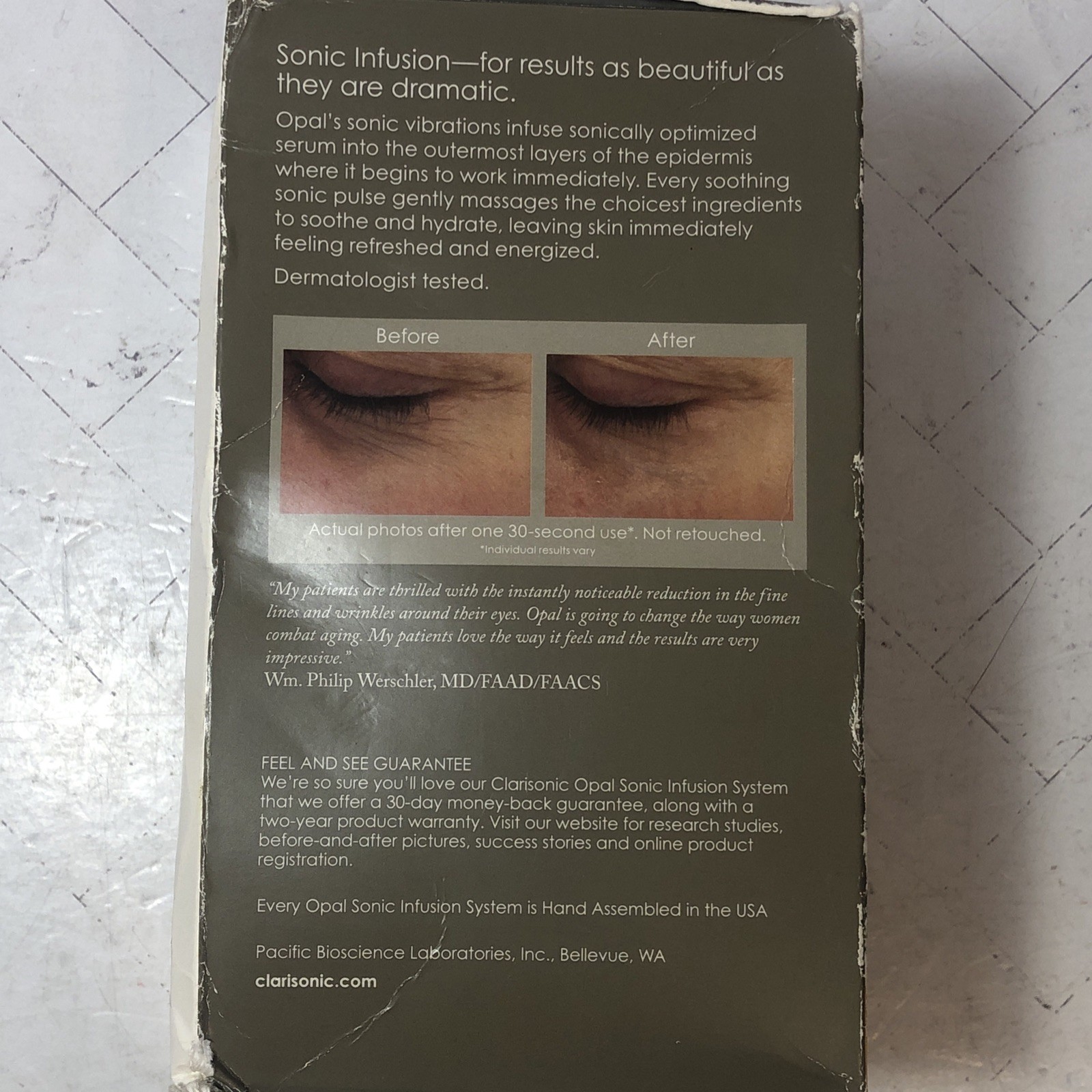 CLARISONIC Opal Sonic Infusion System w Anti-Aging Sea Serum