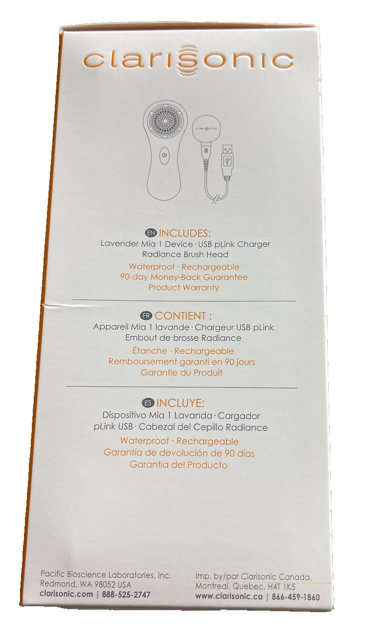 Clarisonic 1 Speed Facial Sonic Cleaning Brush Mia 1~ NEW BUY NOW!!!~Limited!!!