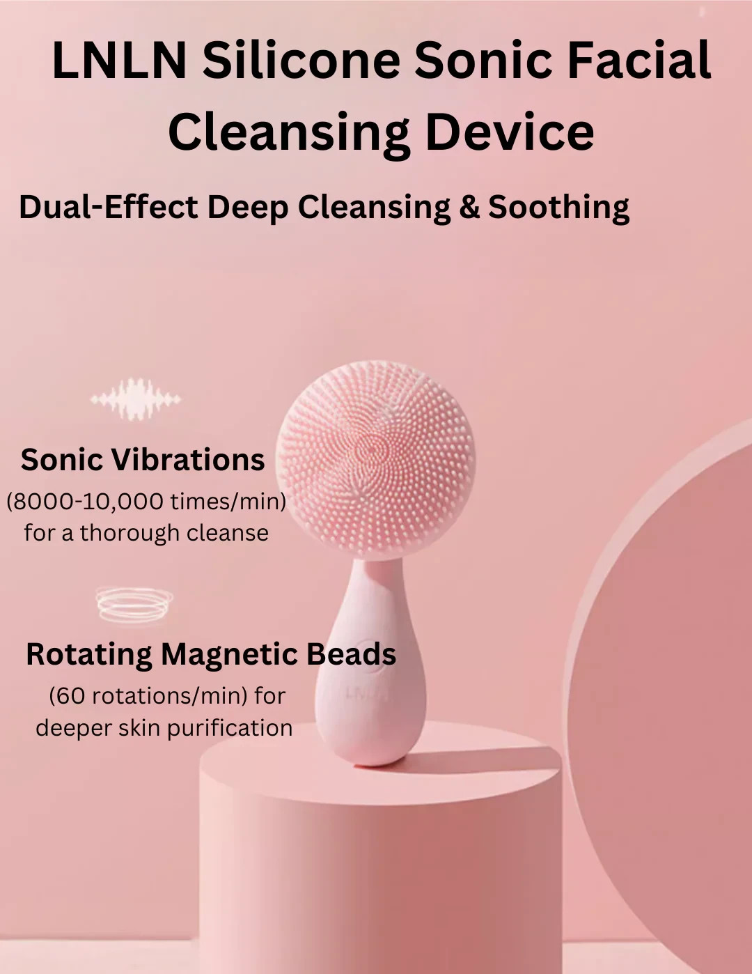 Magnetic Beads Silicone Cleansing Instrument