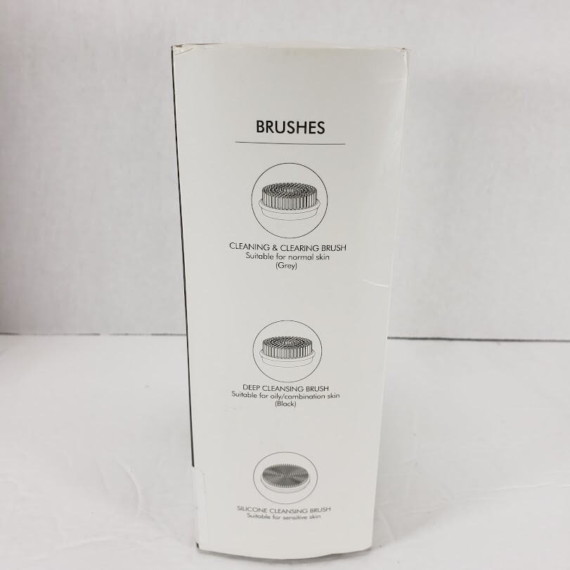 TouchBeauty TB-14838 Rotary Facial Cleanser Set with Case & 3 Brushes