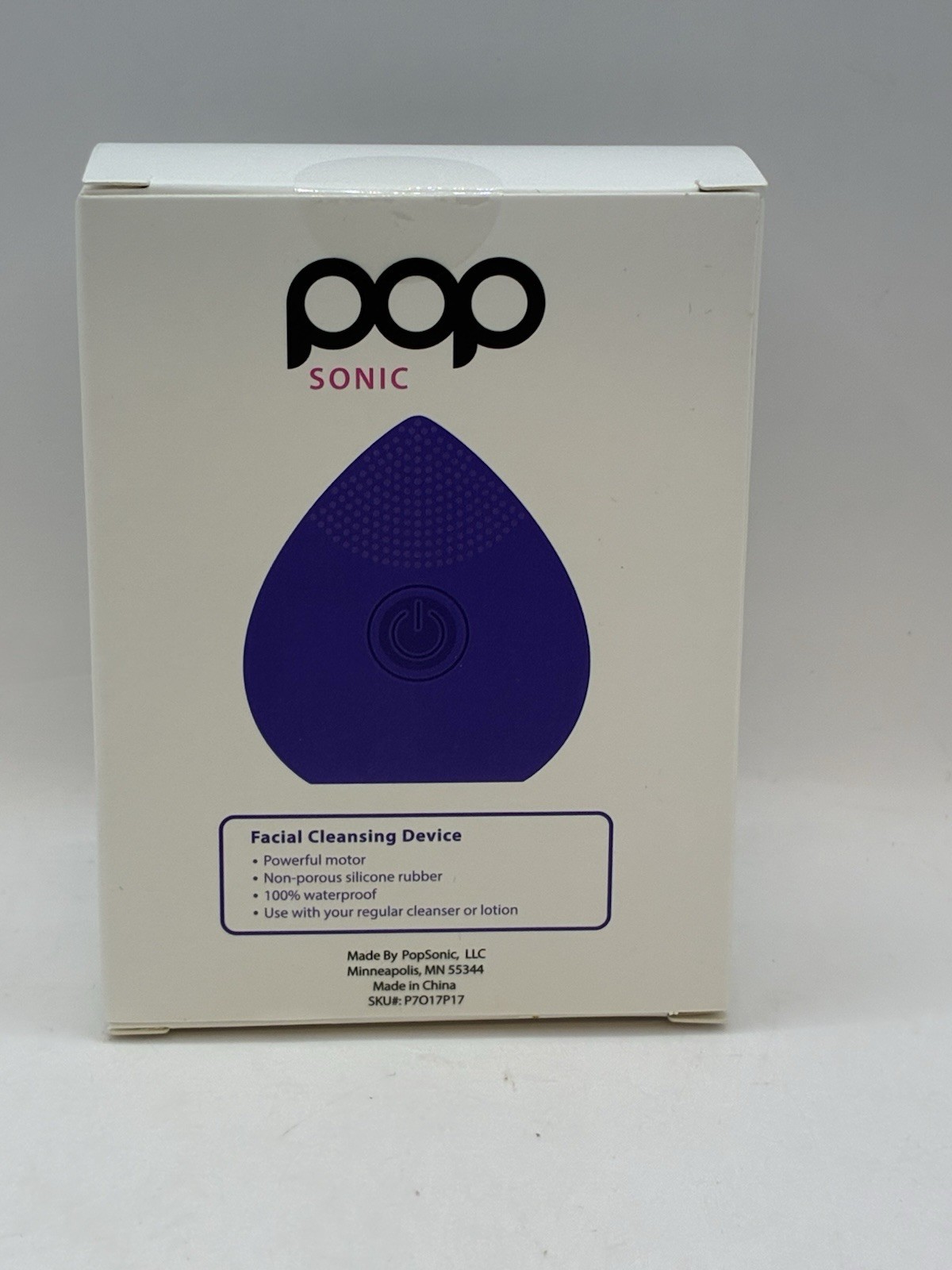 Pop Sonic Leafbud Sonic Facial Cleansing Electric Device New