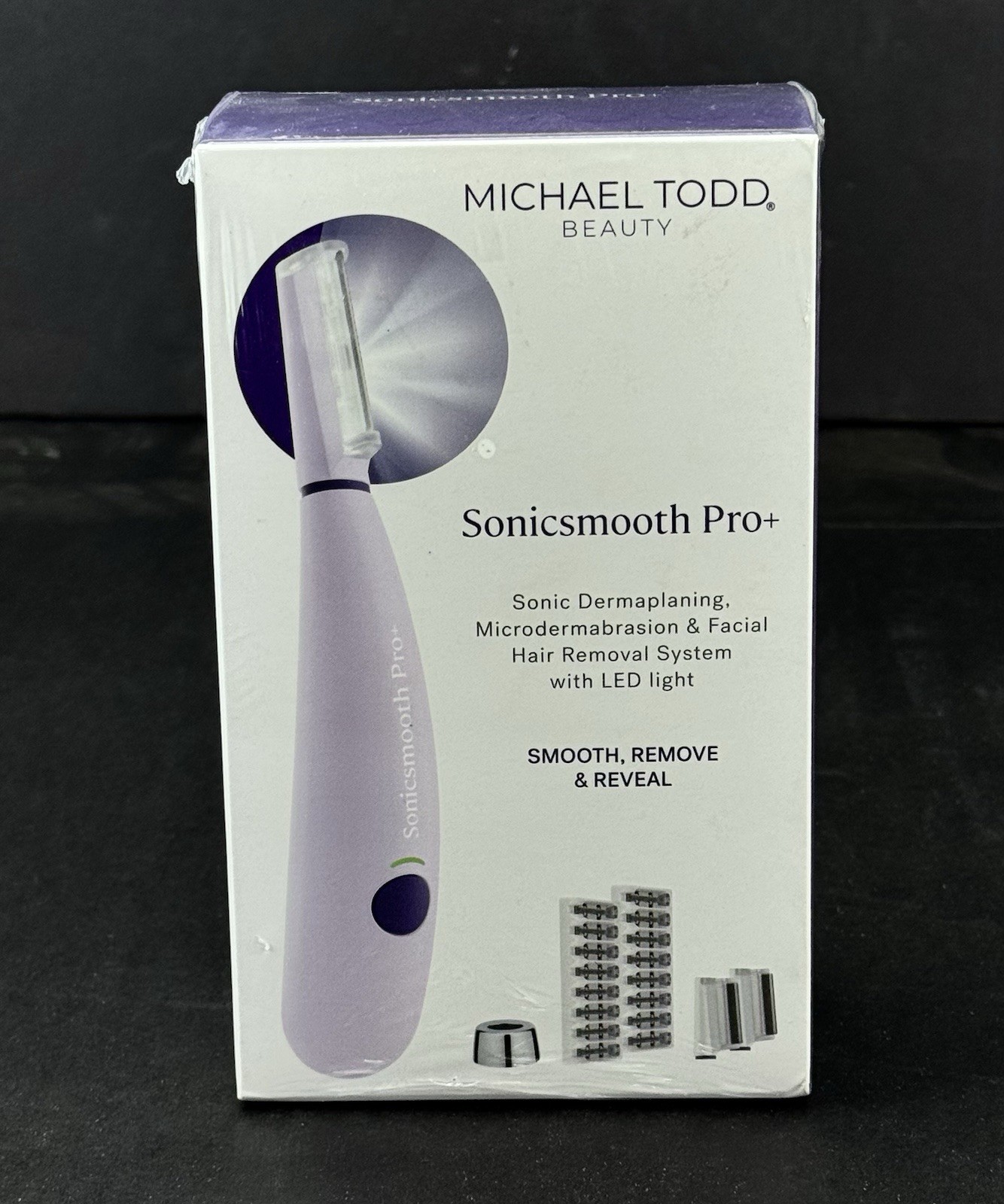 Michael Todd Sonicsmooth Pro+ Sonic Dermaplaning Microdermabrasion Hair Removal