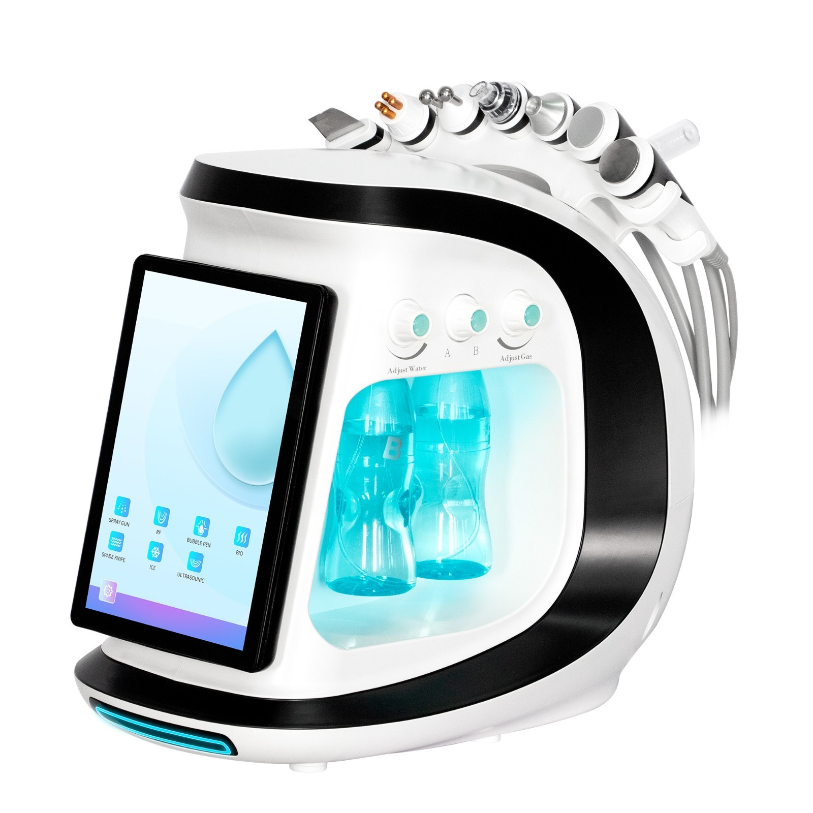 7 IN 1 Water Dermabrasion Oxygen Wrinkle Reduction Skin Care Hydro Facial Device