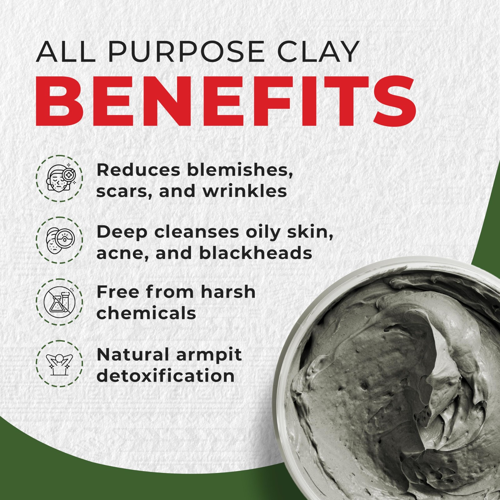 Mayan Magic Mud Powerful Deep Pore Cleansing 16 Ounce (Pack of 1), RED