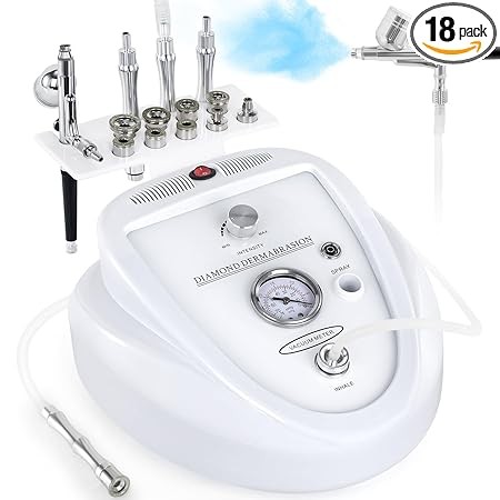 2 in 1 Diamond Microdermabrasion Machine with Spray Kit