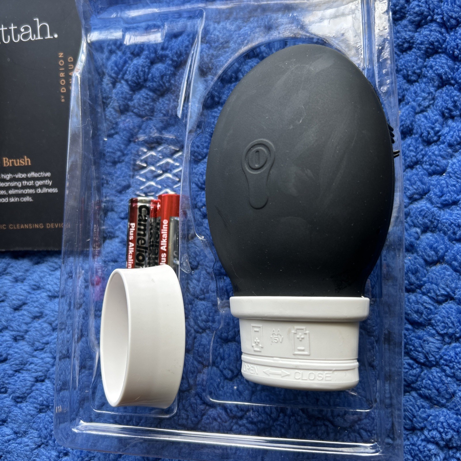 Buttah Skin by Dorion Renaud Buttah Vibe Cleansing Brush Stand & Batteries NEW
