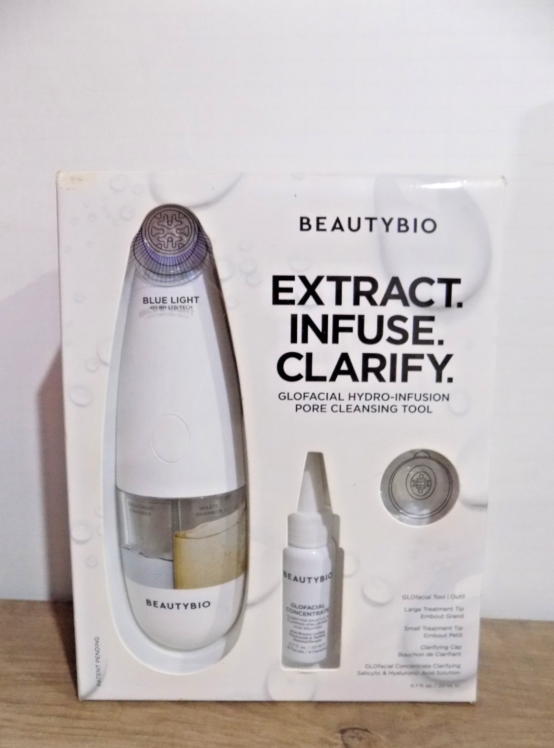 BRAND NEW~Beauty Bio Extract Infuse Clarify Pore Cleansing Tool *OPEN BOX*