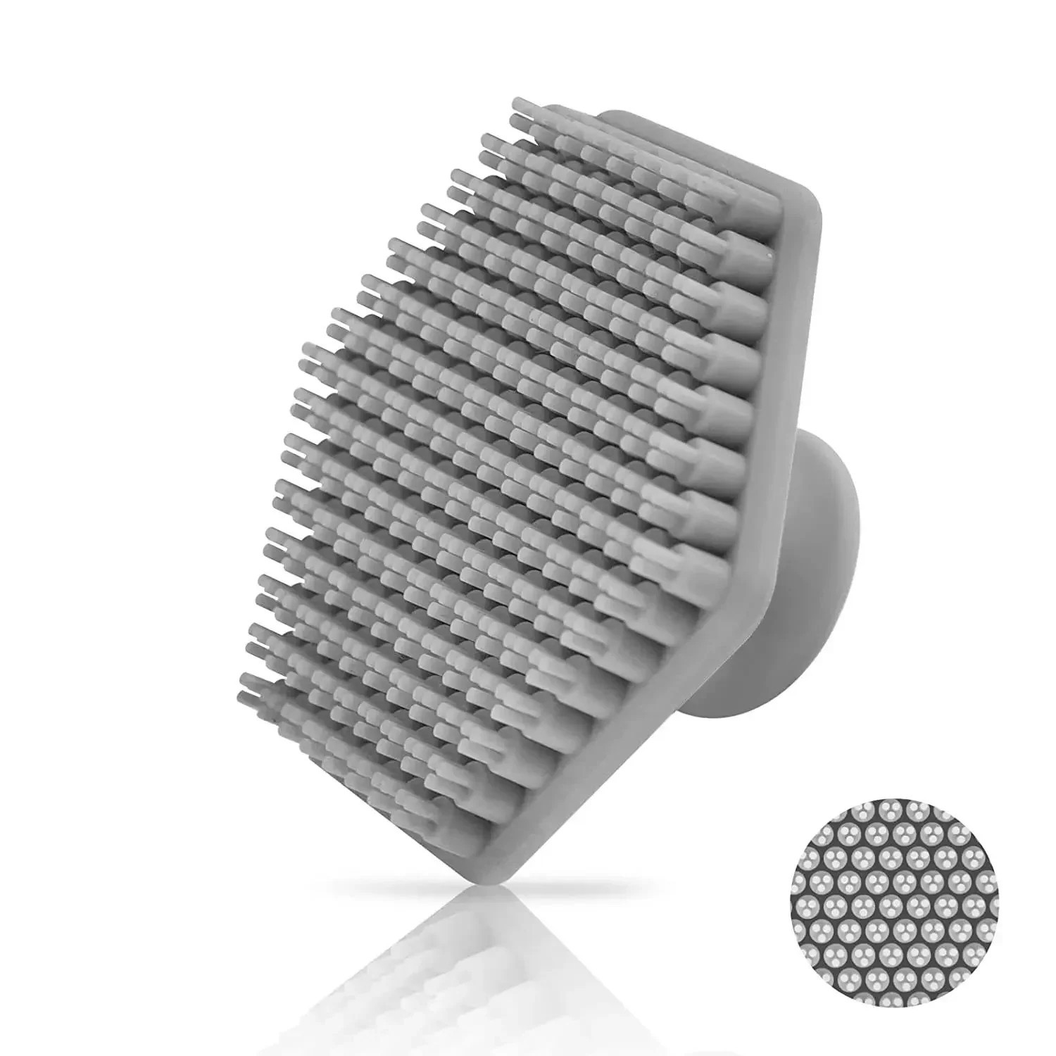 Men Facial Cleaning Brush Scrubber Silicone Deep Clean Shave Massage Face