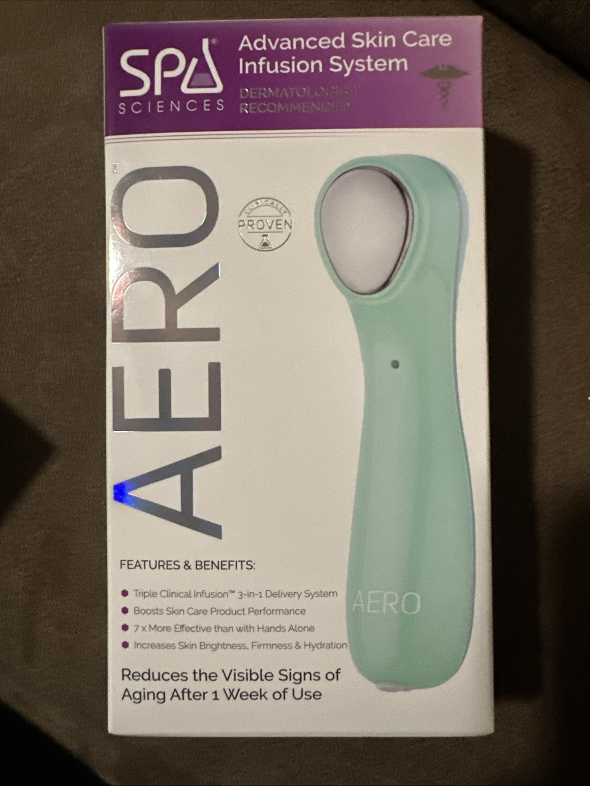 NEW Spa Sciences AERO- Sonic Skin Care Infusion System Reduces Lines