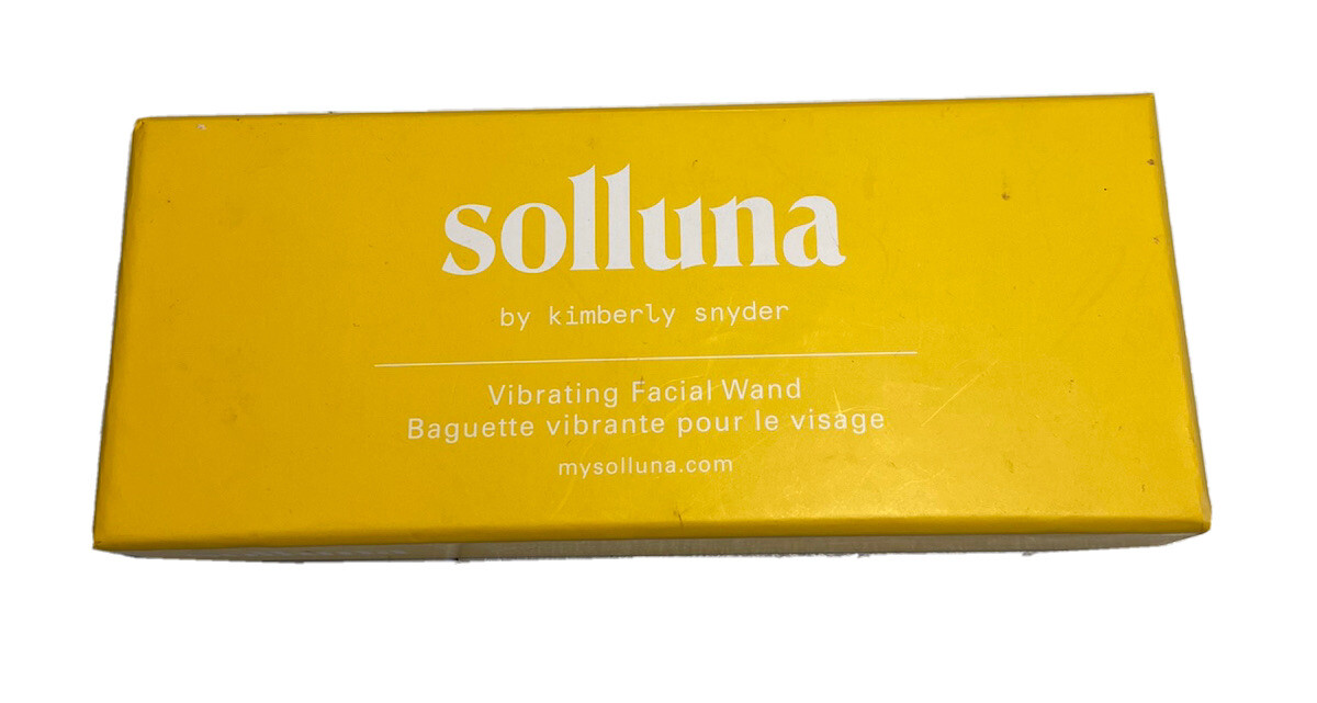 Solluna by Kimberly Snyder Vibrating Facial Wand Used – In Original Box