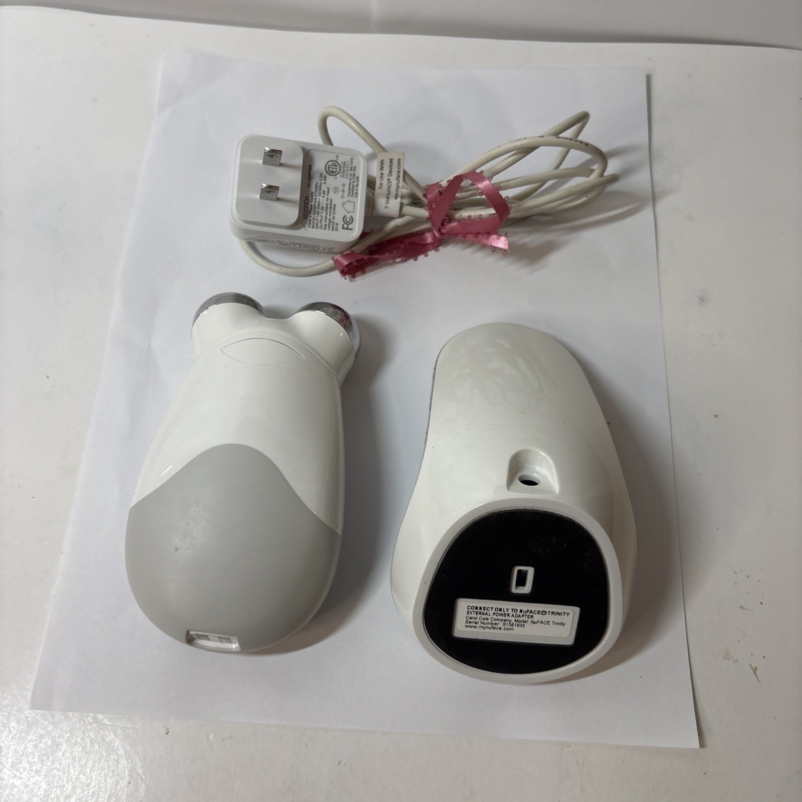 NuFace Pro Trinity Facial Toning Device Charging Stand Pre-Owned