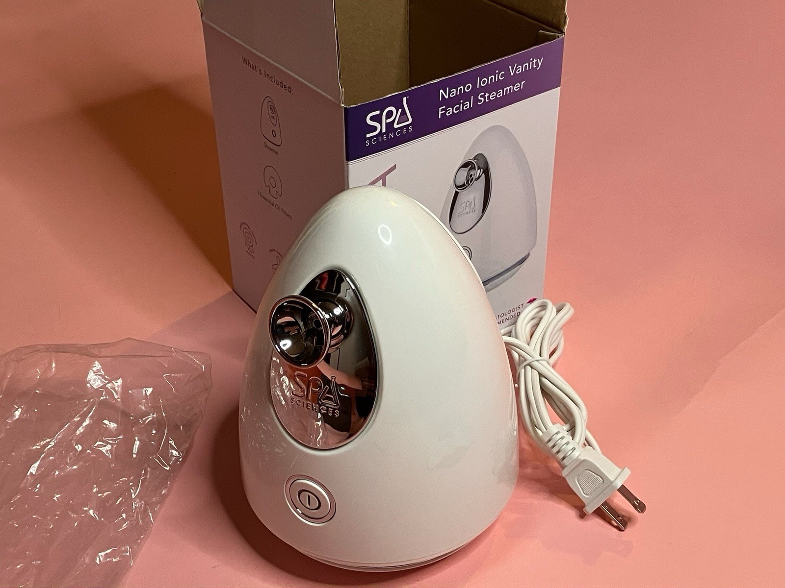 Spa Sciences CIRRA Nano Ionic Vanity Facial Steamer
