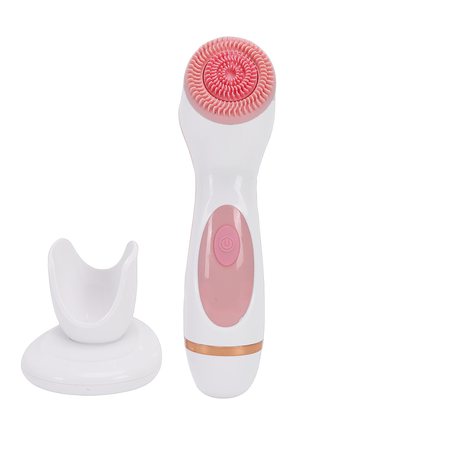 Facial Cleansing Brush Rechargeable IPX5 Water Proof Face Scrubber With 3 Head