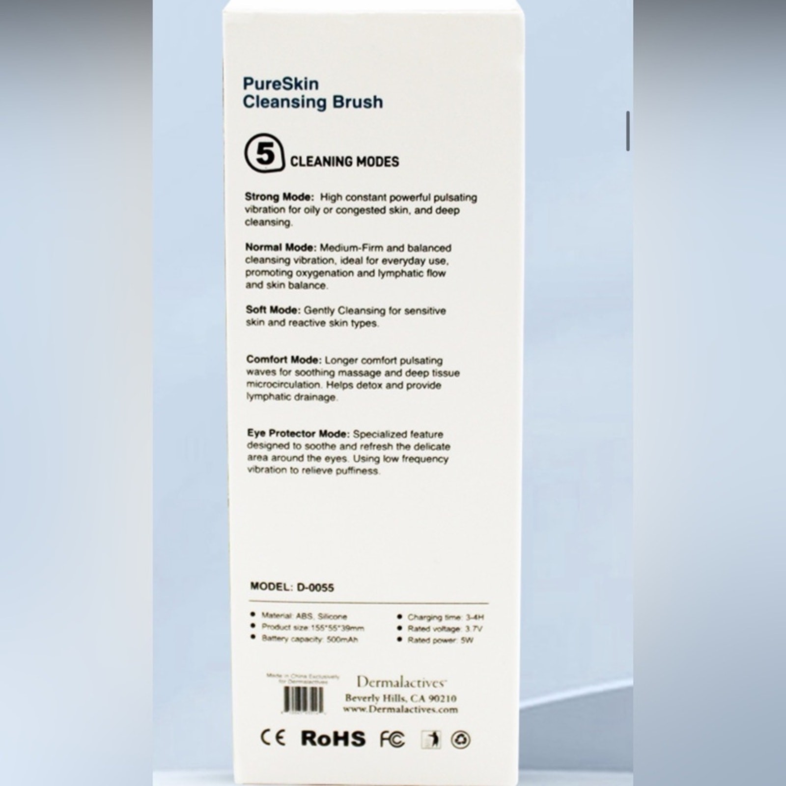 DERMALACTIVES PureSkin Cleansing BrushBrand New in Factory Sealed Box