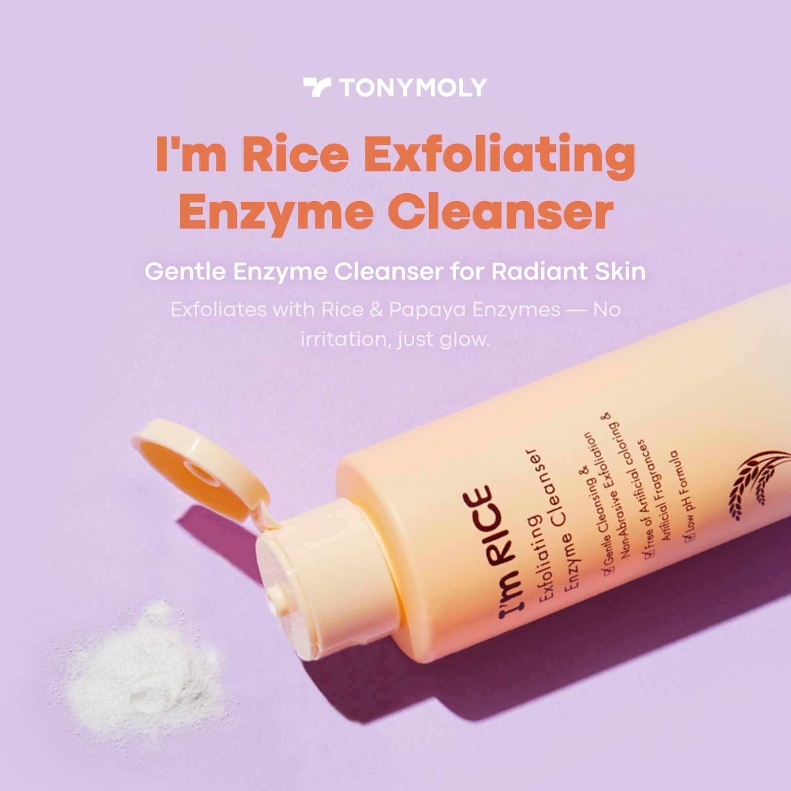 TONYMOLY I’m Rice Exfoliating Enzyme Cleanser – 2.11 Ounce (Pack of 1),