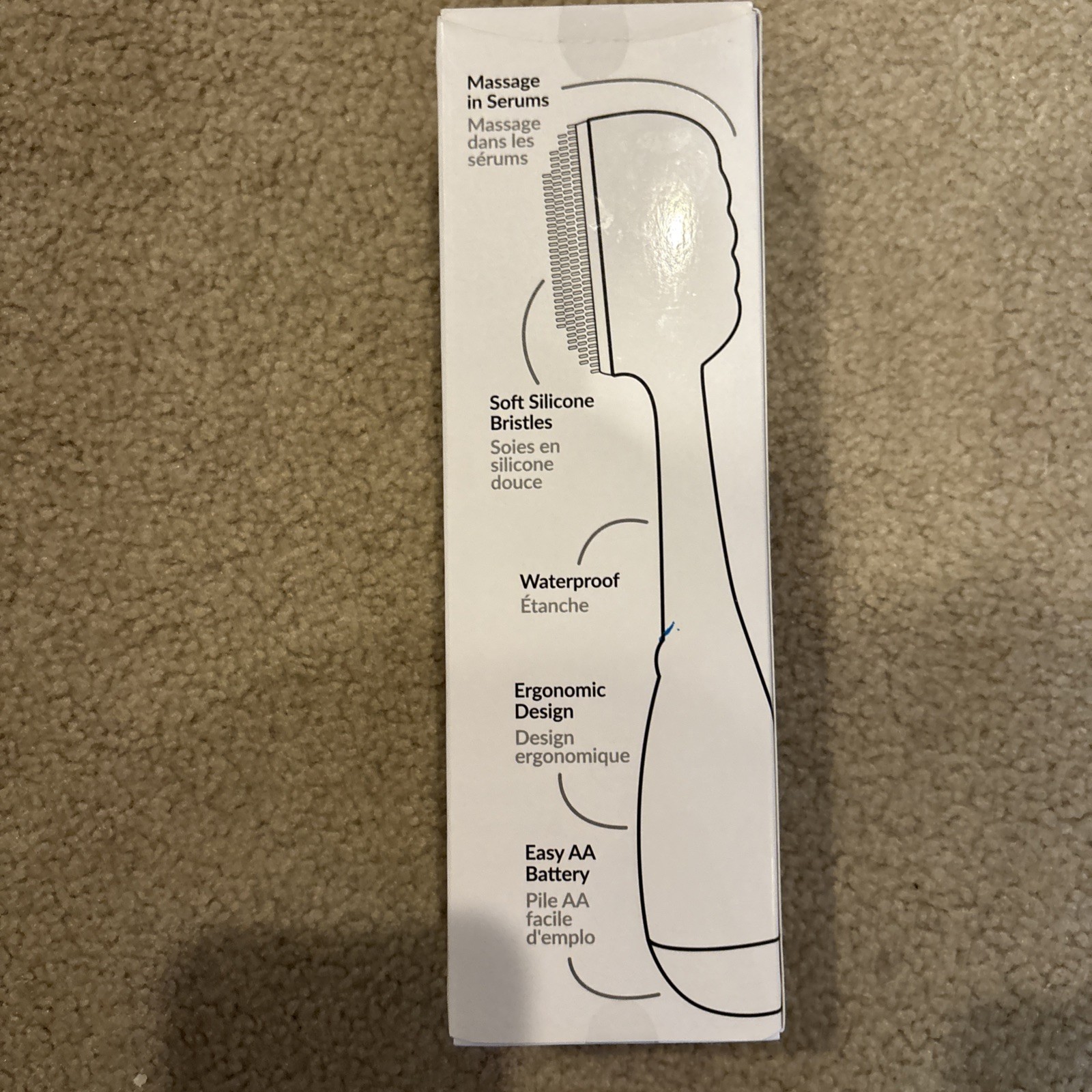 PMD Clean Facial Cleansing Device with Silicone Brush & Anti-Aging Massager