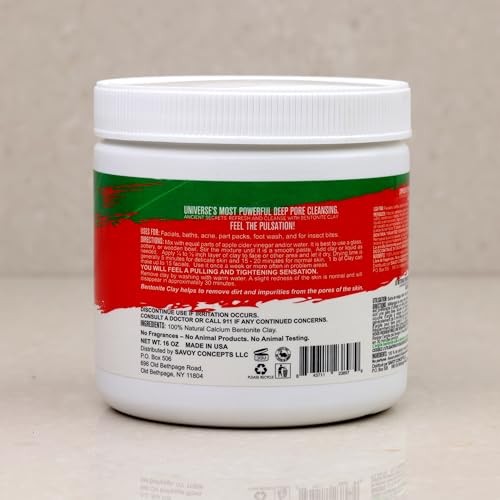 Mayan Magic Mud Powerful Deep Pore Cleansing 16 Ounce (Pack of 1), RED