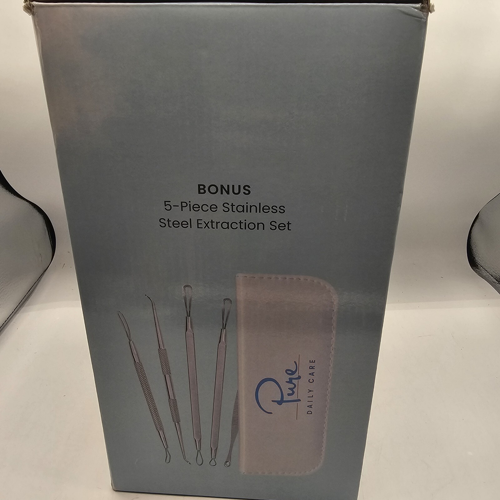 Pure Daily Care NanoSteamer Large 3-in-1 Nano Ionic Facial Steamer with 5 Piece