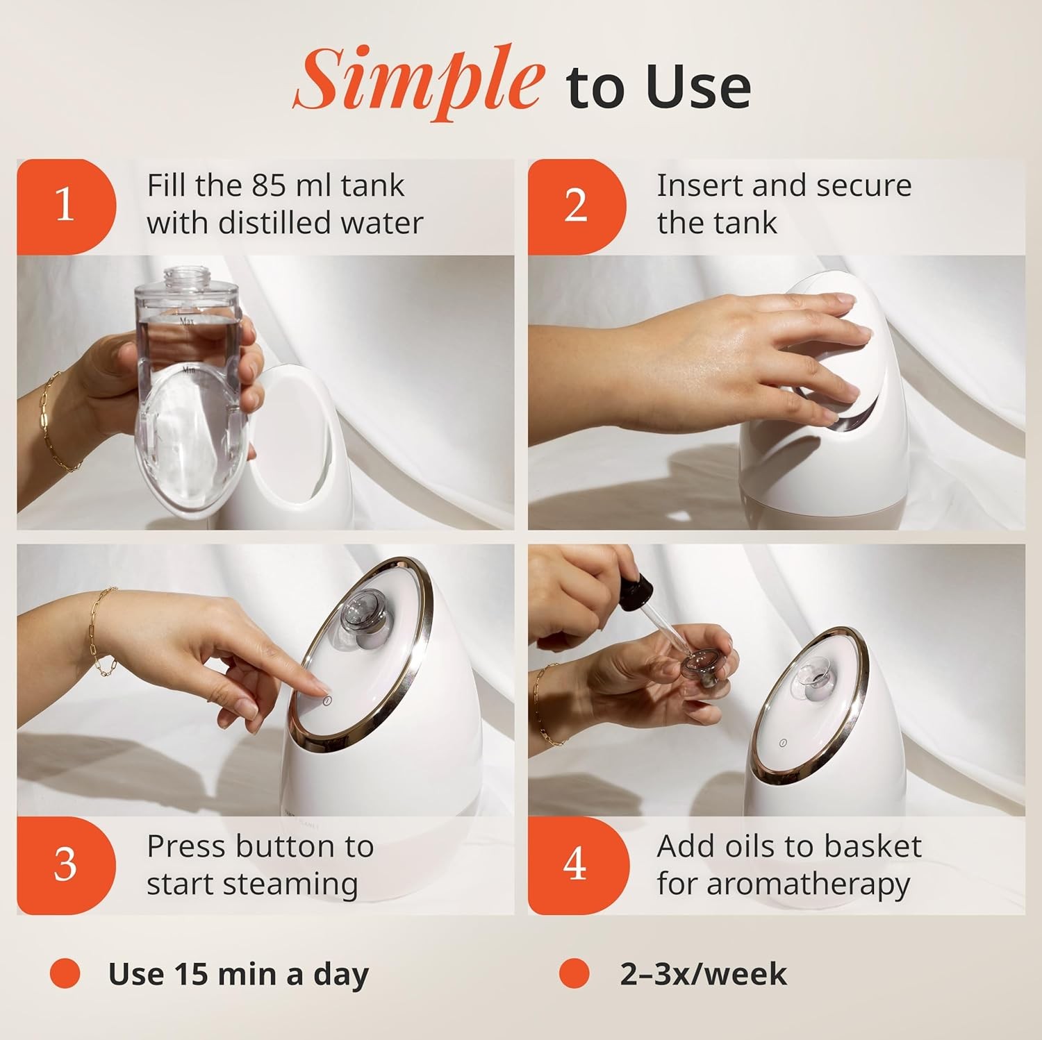 Facial Steamer Ionic Face Steamer Deep Clean Moisturizing