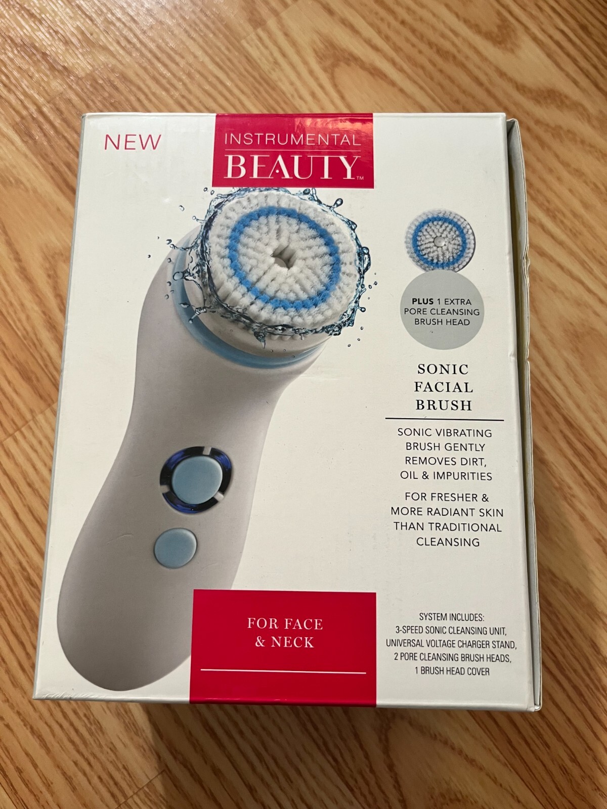 Instrumental Beauty Face and Neck Exfoliator Sonic Facial Brush