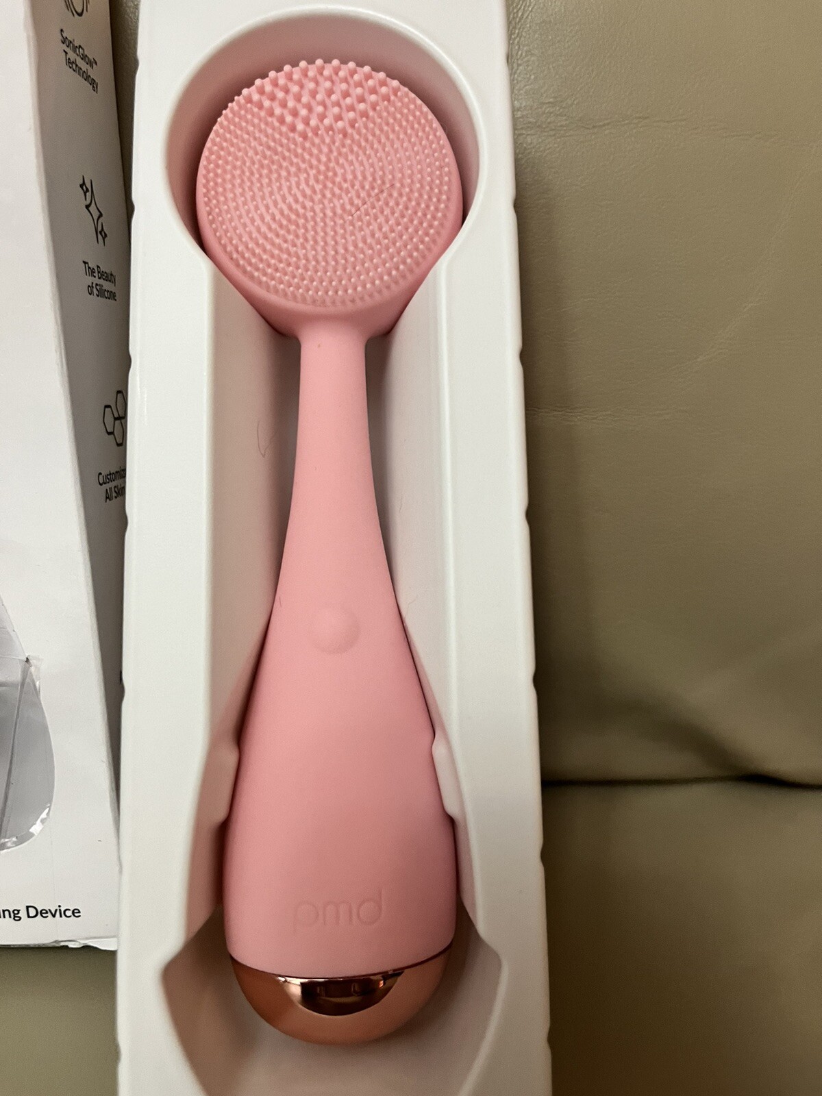 PMD Clean Smart Facial Cleansing Device Open Box Blush Pink