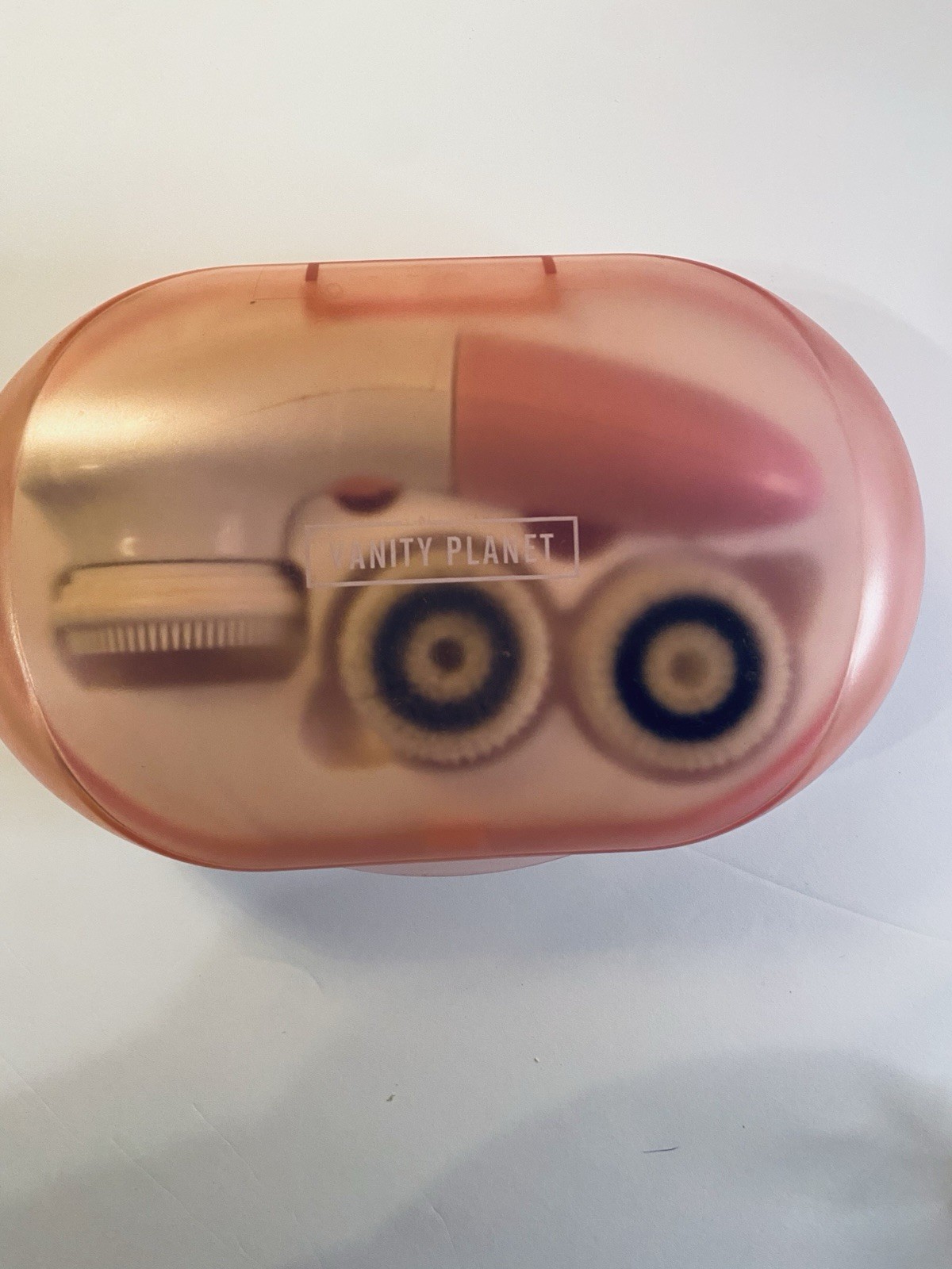 Vanity Planet Electric Facial Brush Removable Head Pink White Plastic (used once