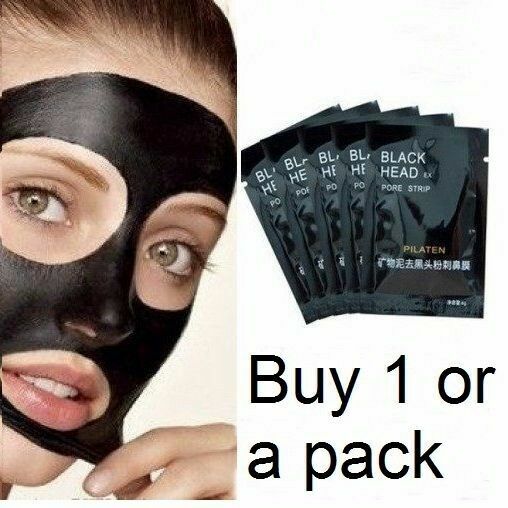 Blackhead Black Head Remover Pore Pilaten Cleansing Strip Face Acne Nose Mask