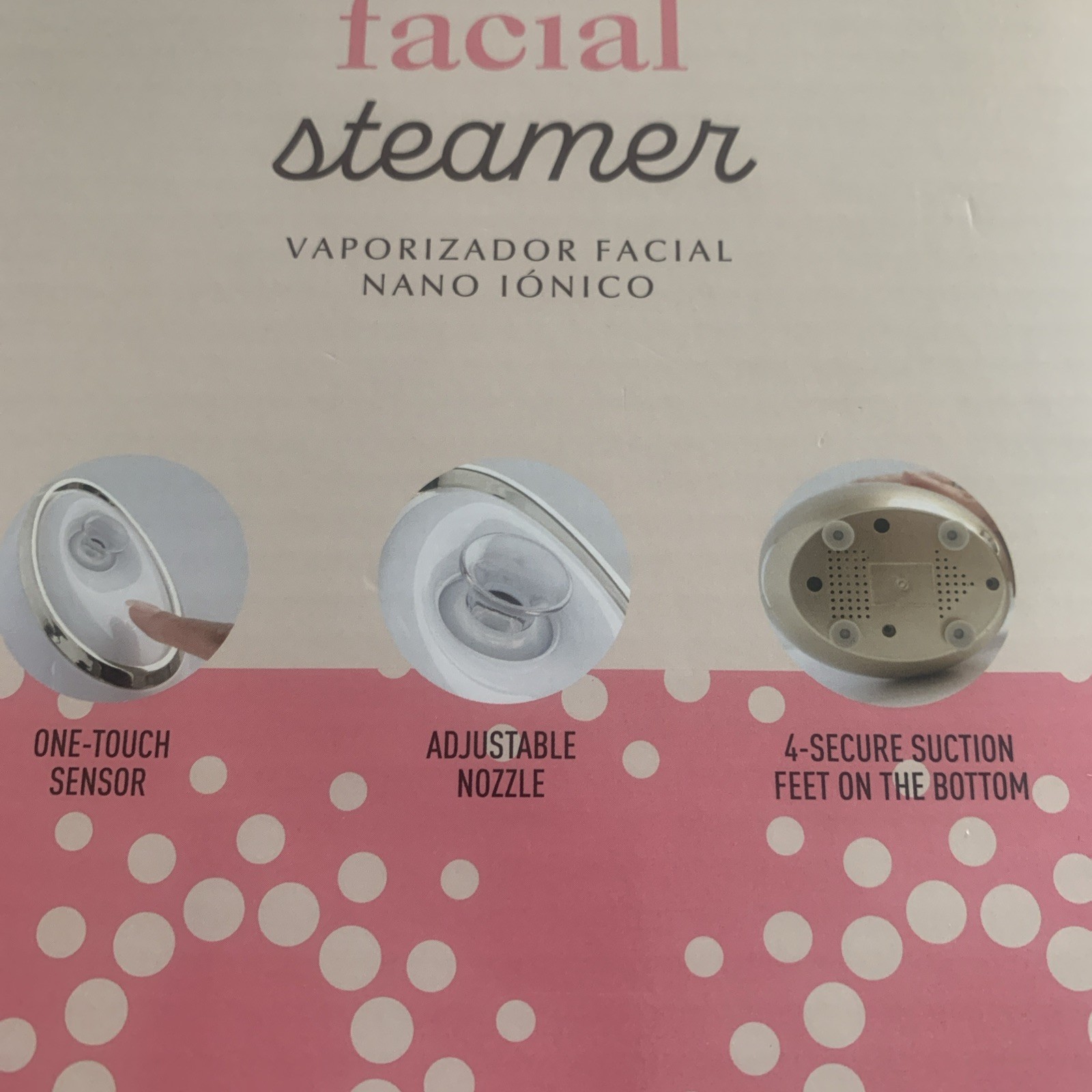 Visage Nano Ionic Facial Steamer All Skin Types Cleanse Hydrate Soften Skin