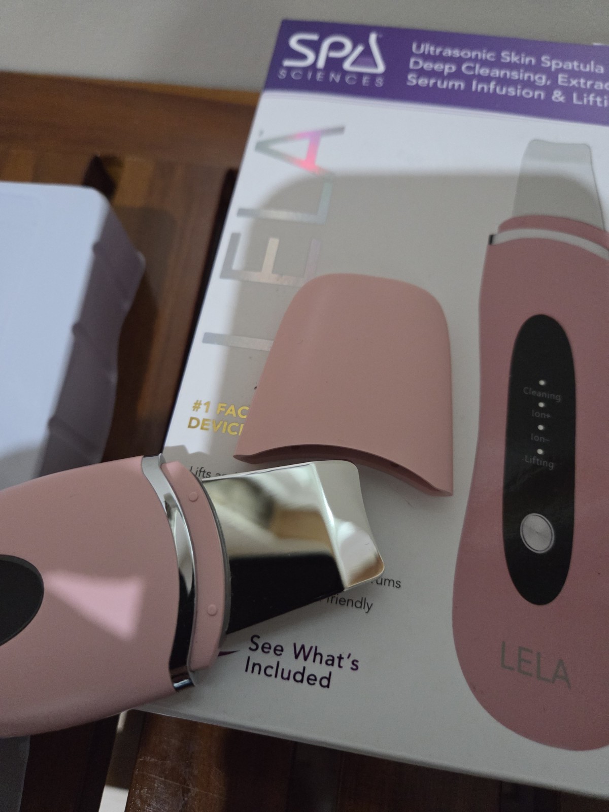 Spa Sciences Lela Ultrasonisc Skin Spatula For Deep Cleansing