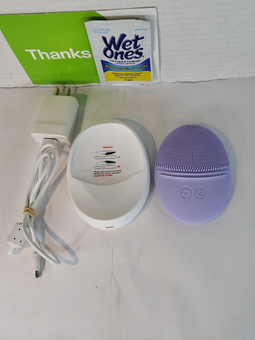 EzBasics Face Cleaning Massager With Charging Base