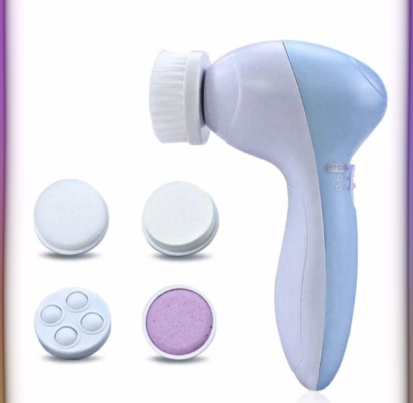 5 In 1 Electric Facial Cleansing Brush Face Cleaner Blackhead Remover